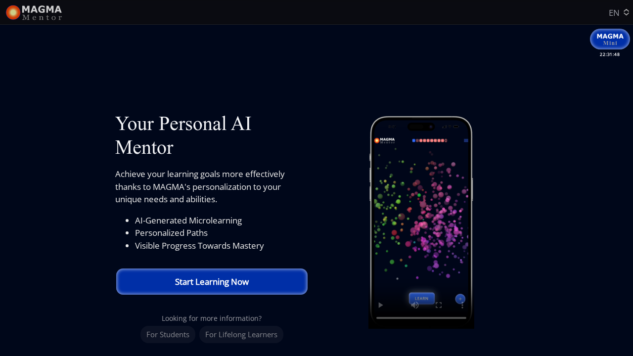 MagmaTutor screenshot