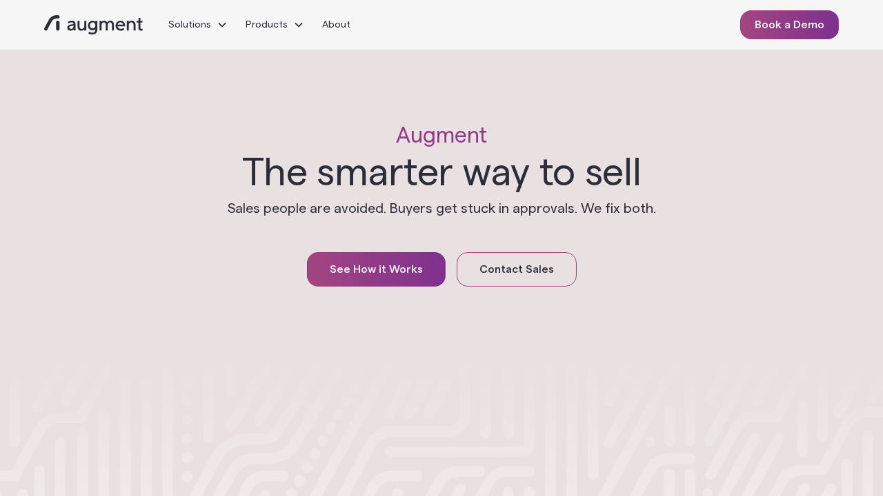 Augment.co screenshot
