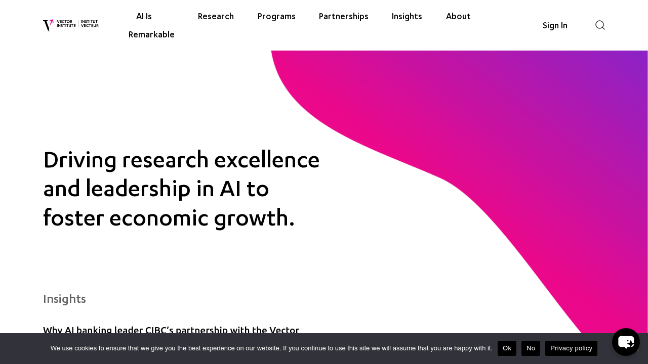 Vector Institute screenshot