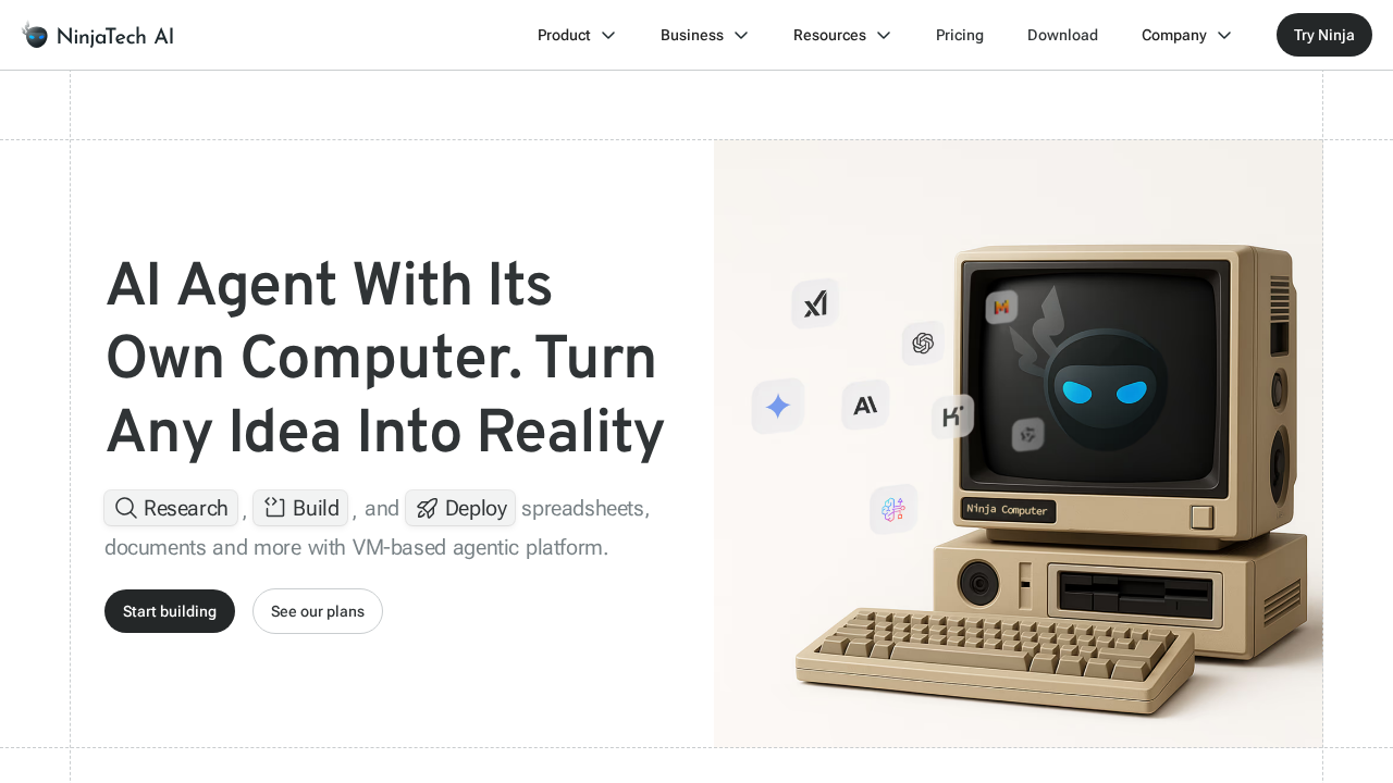 NinjaTech AI screenshot