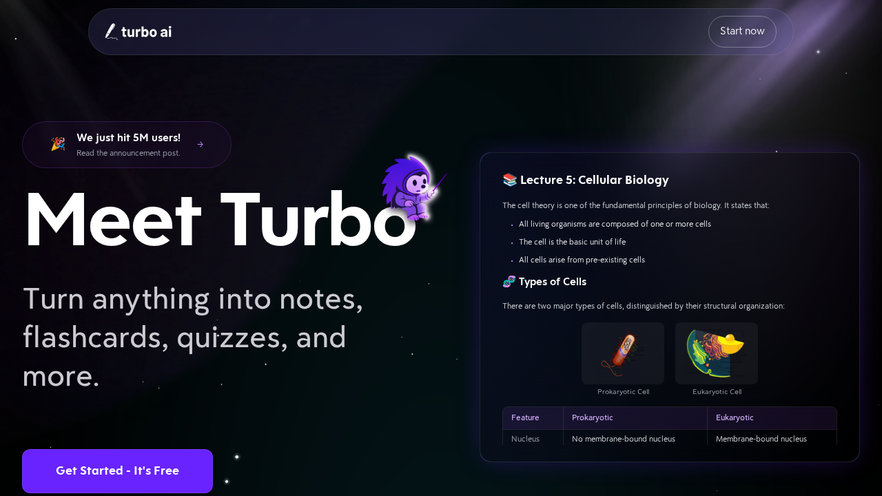 TurboLearn AI screenshot