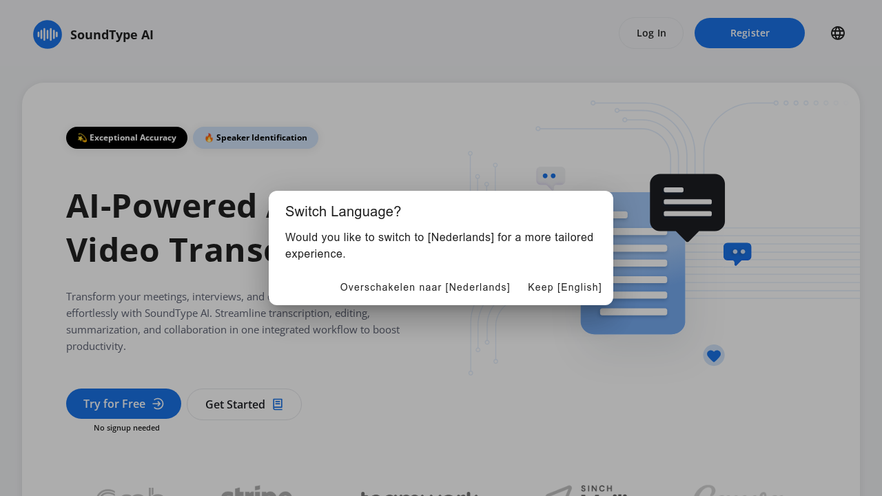 SoundType AI screenshot