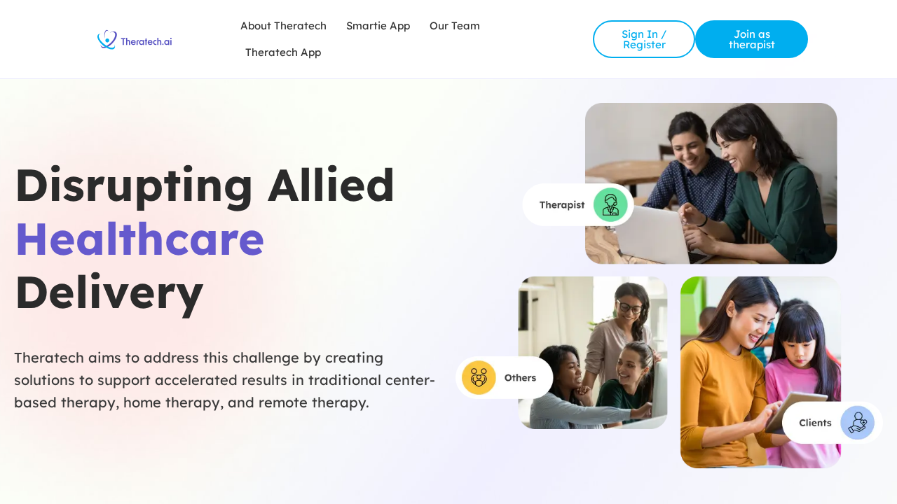 Theratech.ai screenshot