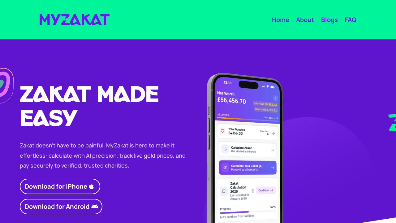 myzakat.ai screenshot