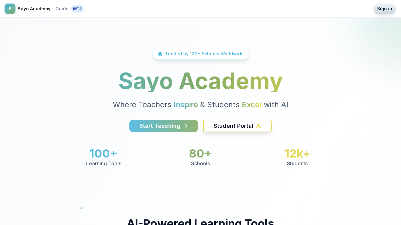 Sayo Academy screenshot