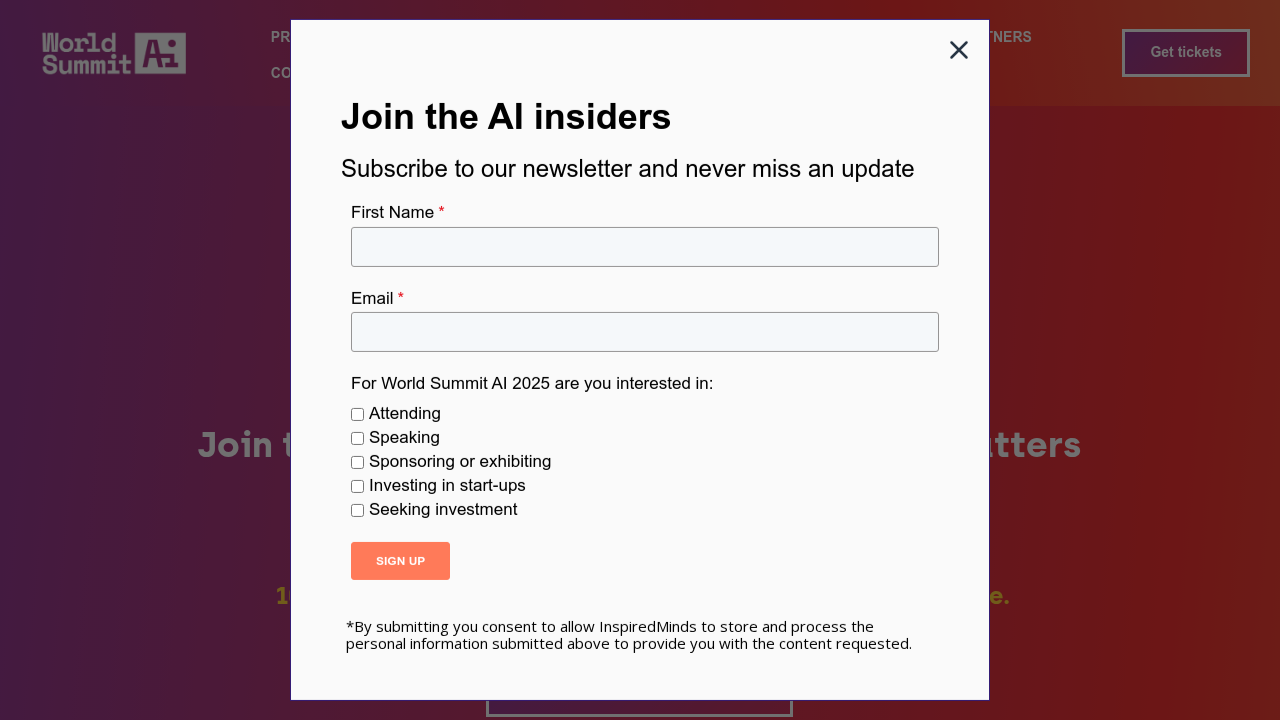 World Summit AI screenshot