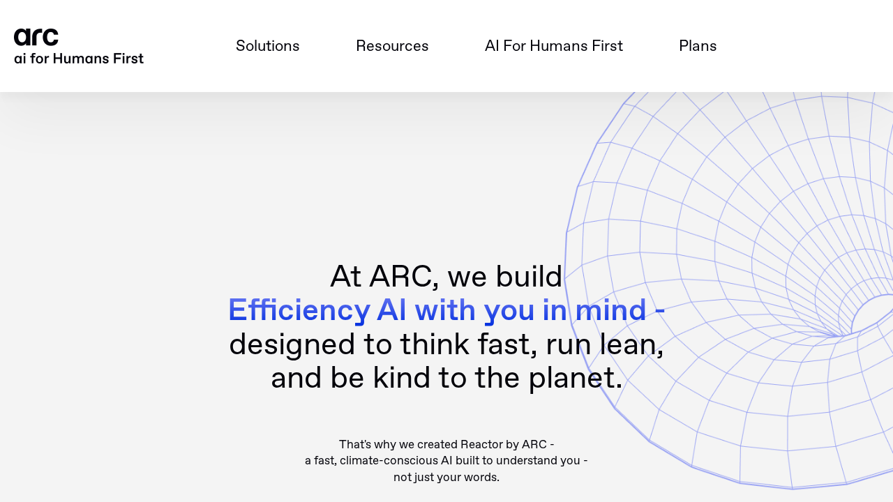 arc.ai screenshot
