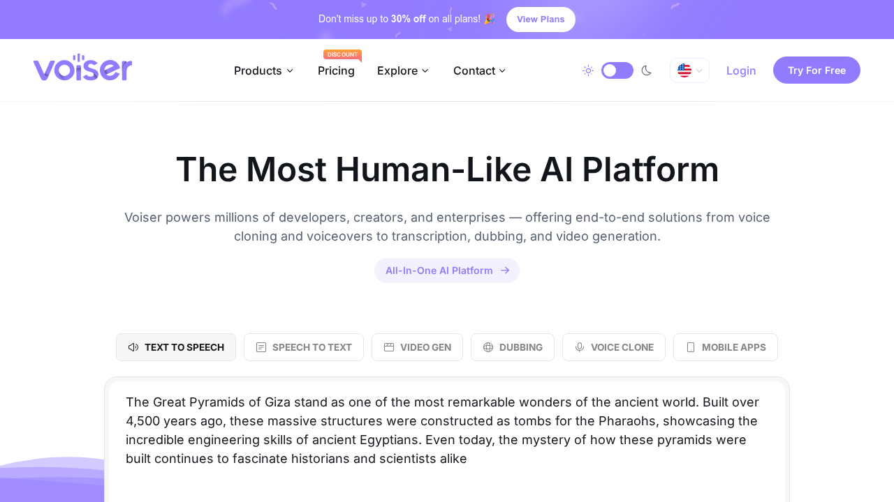 Voiser.ai screenshot