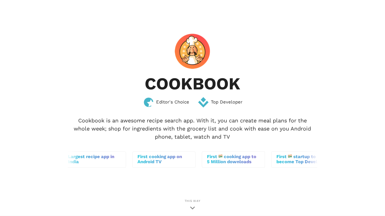 Cookbook.ai screenshot