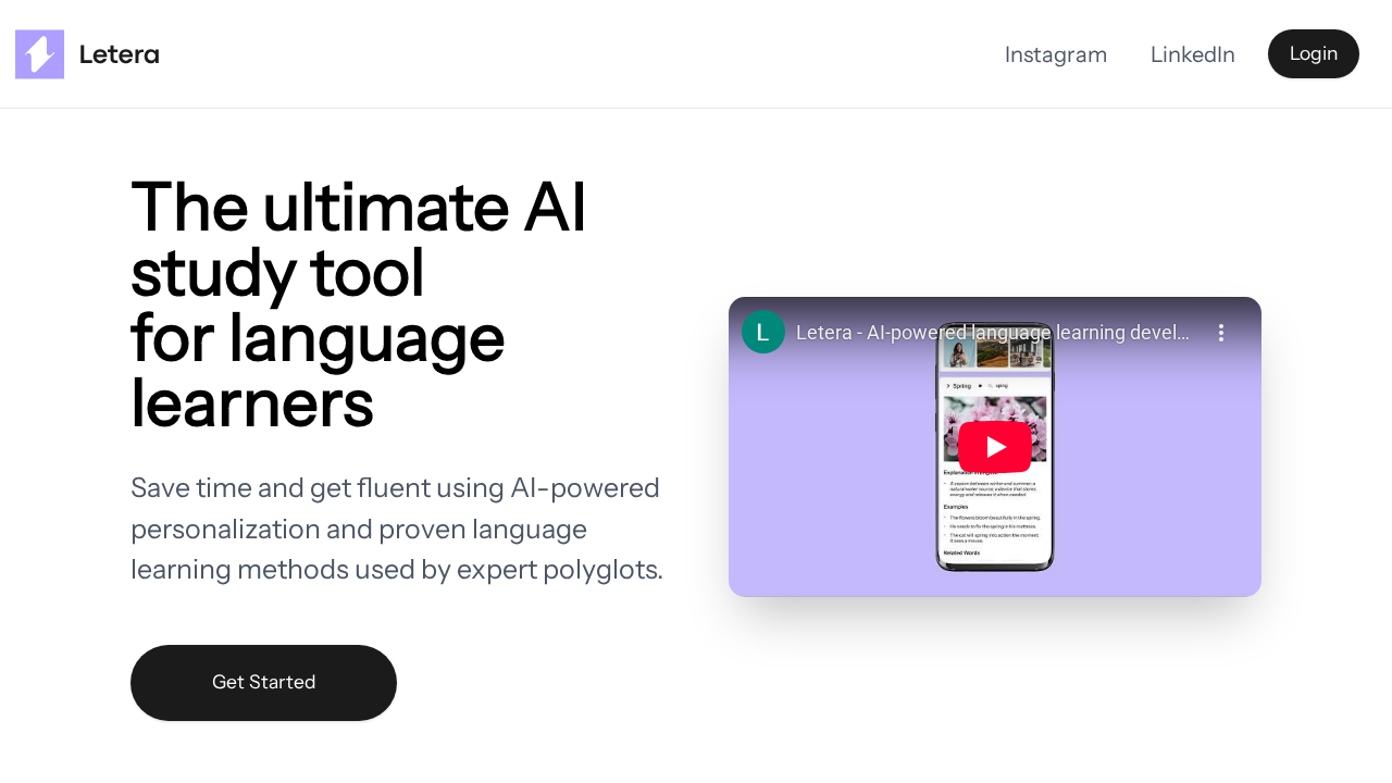 Letera.ai screenshot