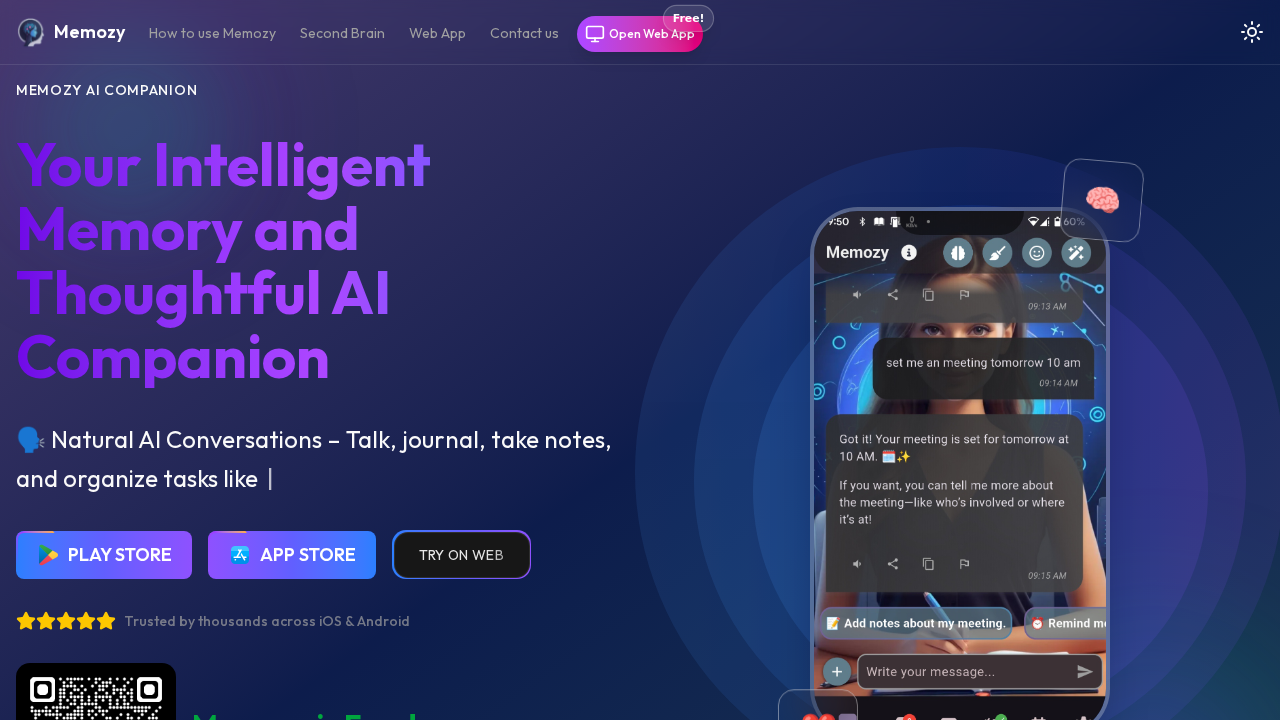Memozy.ai screenshot