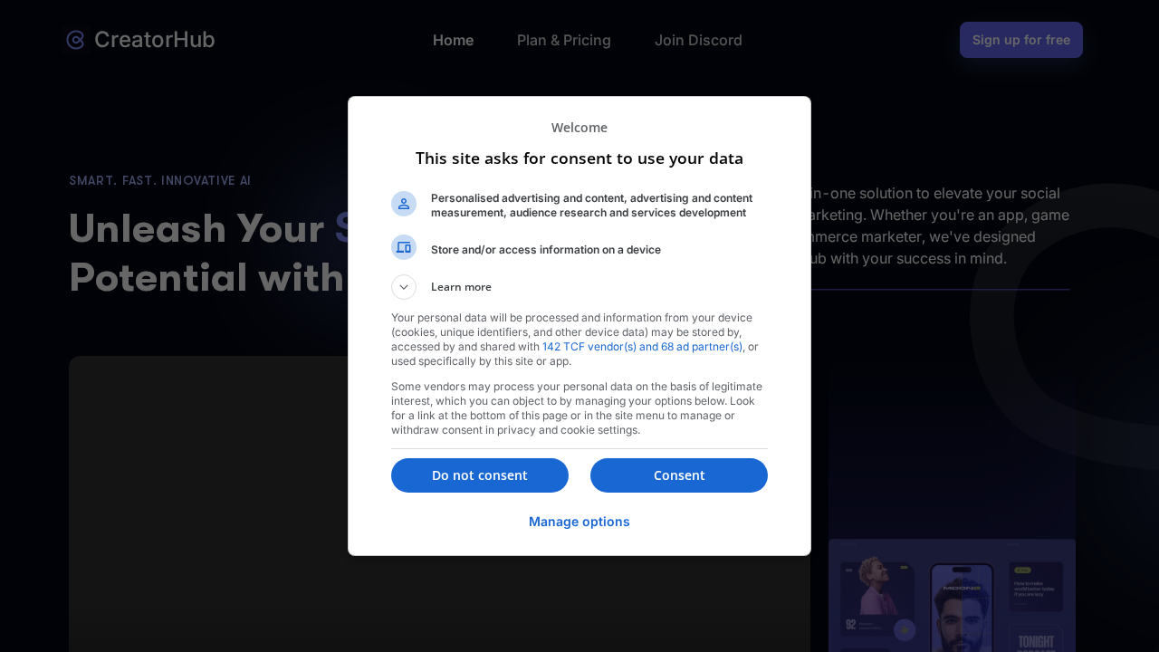 CreatorHub screenshot