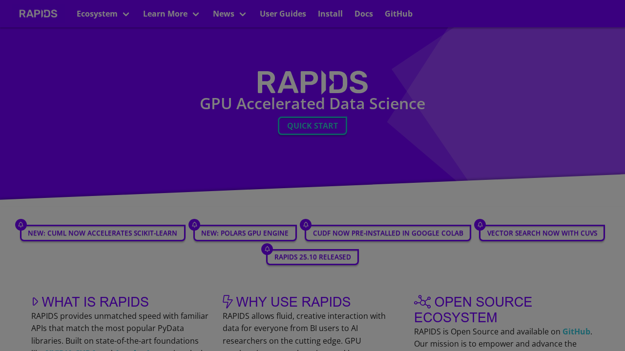 rapids.ai screenshot