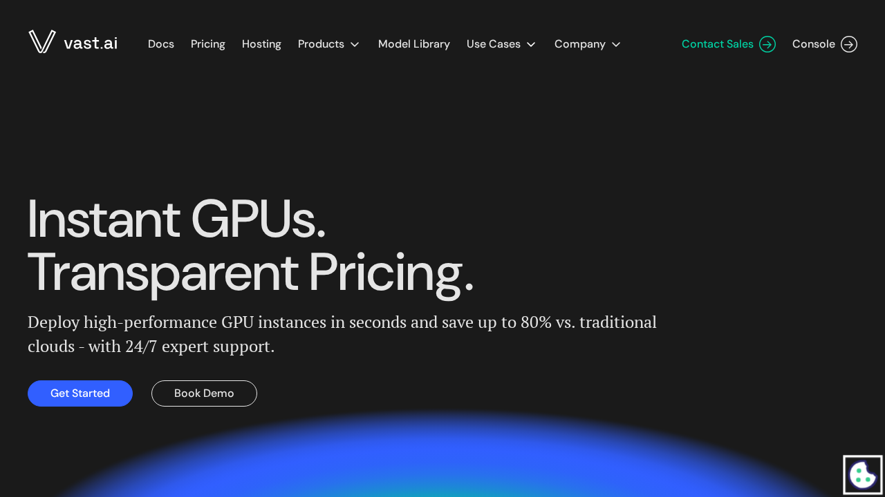 vast.ai screenshot