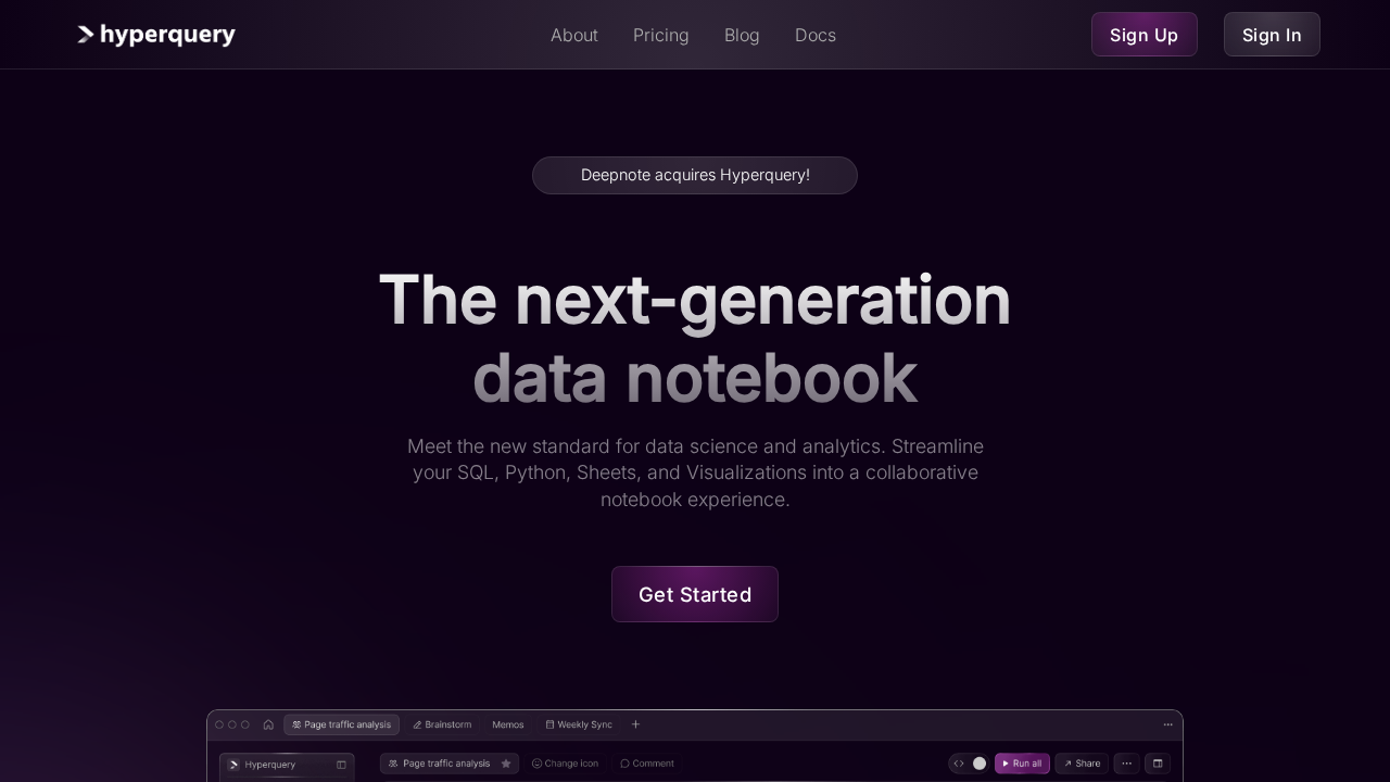Hyperquery.ai screenshot