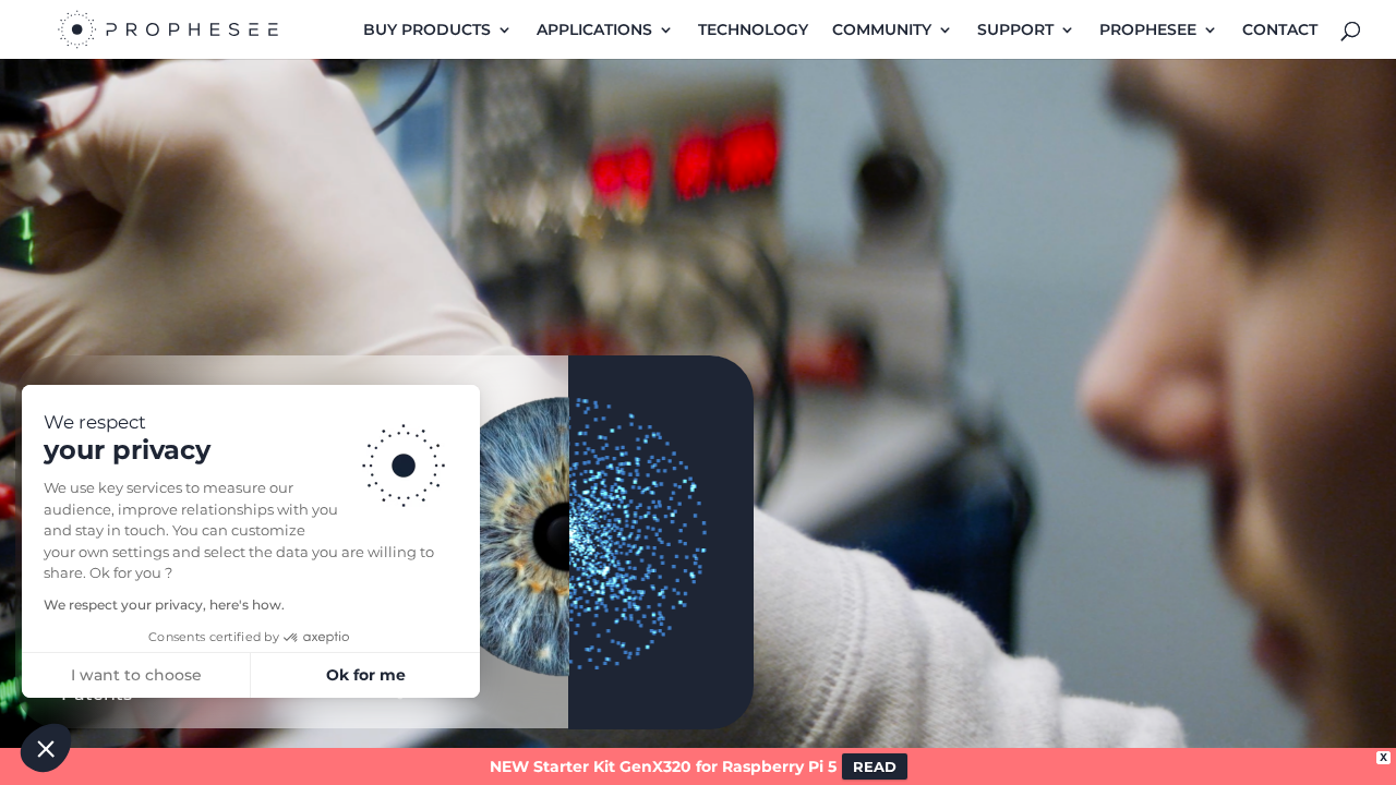 Prophesee.ai screenshot