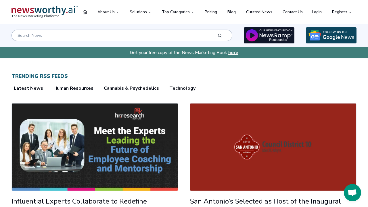 Newsworthy.ai screenshot