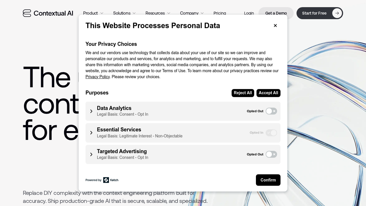 Contextual AI screenshot