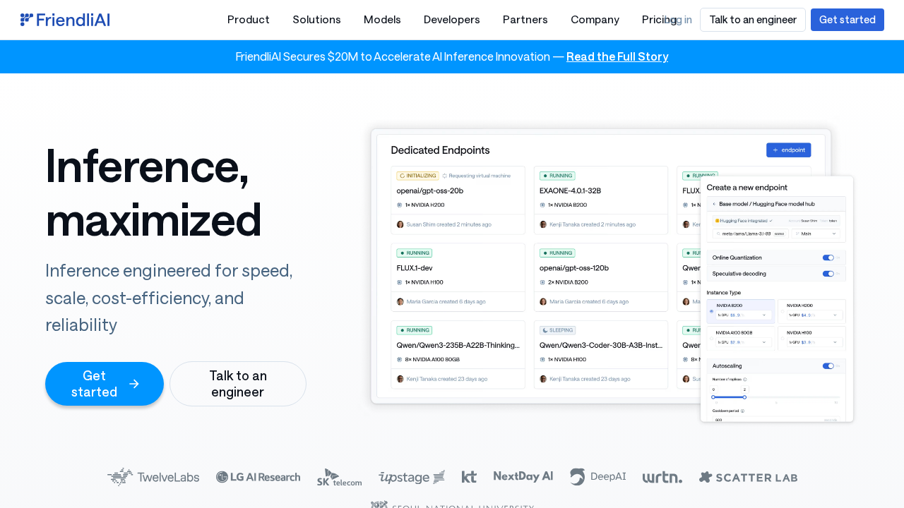 friendli.ai screenshot