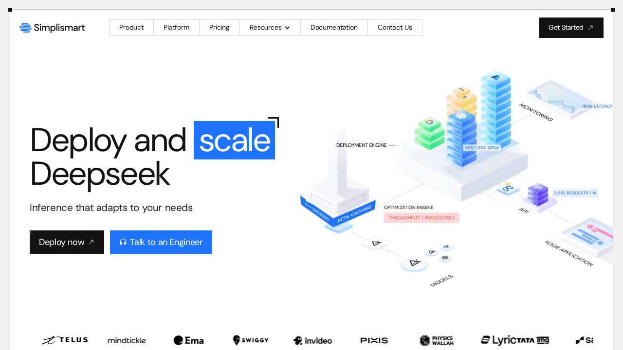 Simplismart.ai screenshot