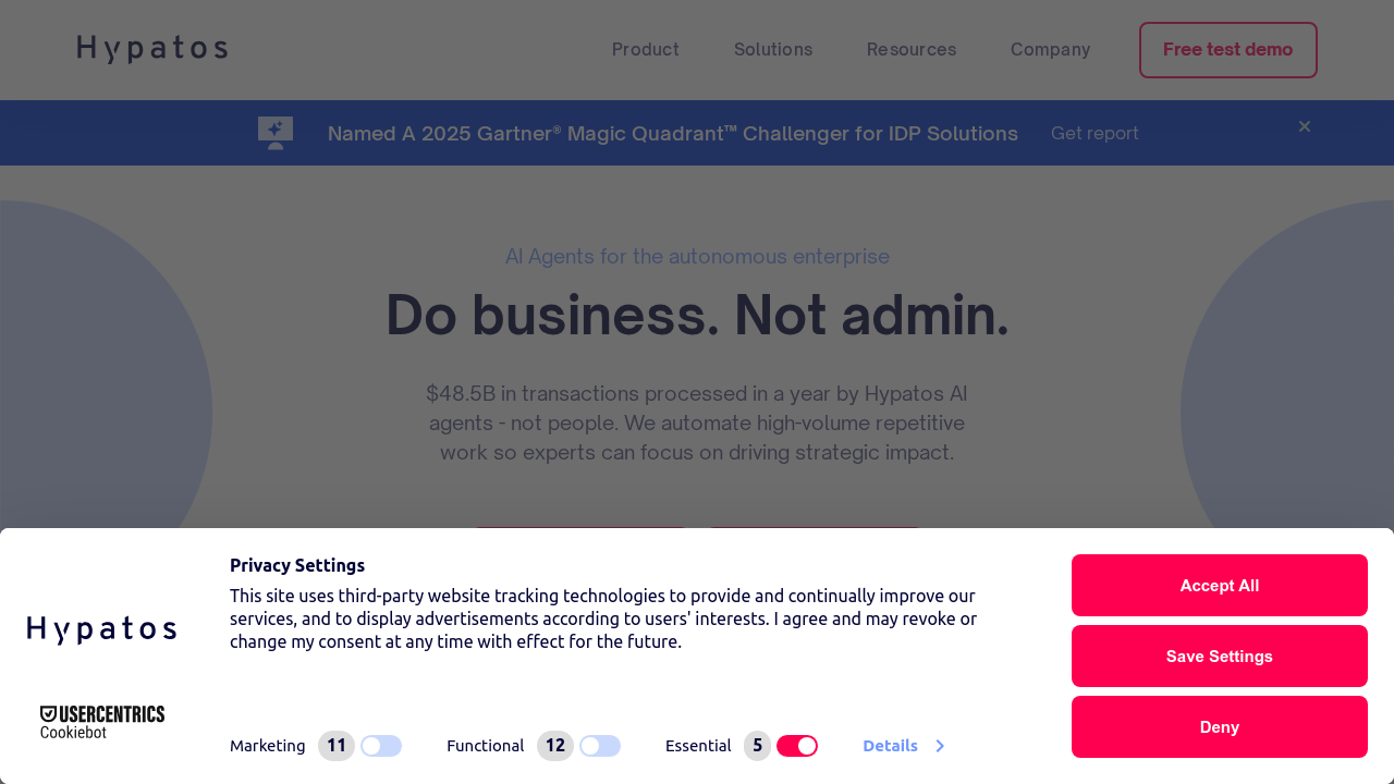 hypatos.ai screenshot