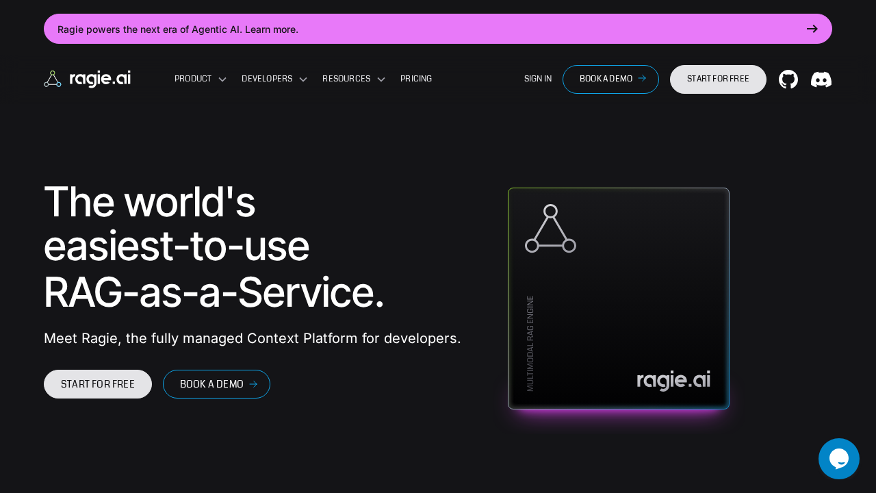 Ragie.ai screenshot