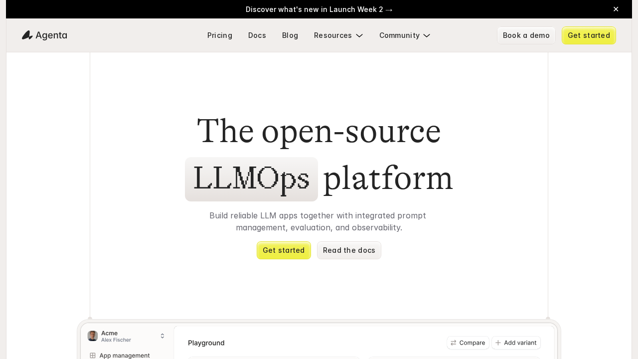 Agenta.ai screenshot