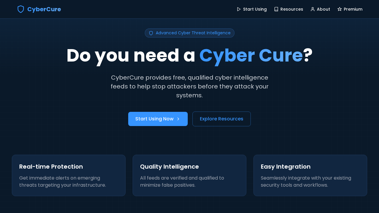 CyberCure.ai screenshot
