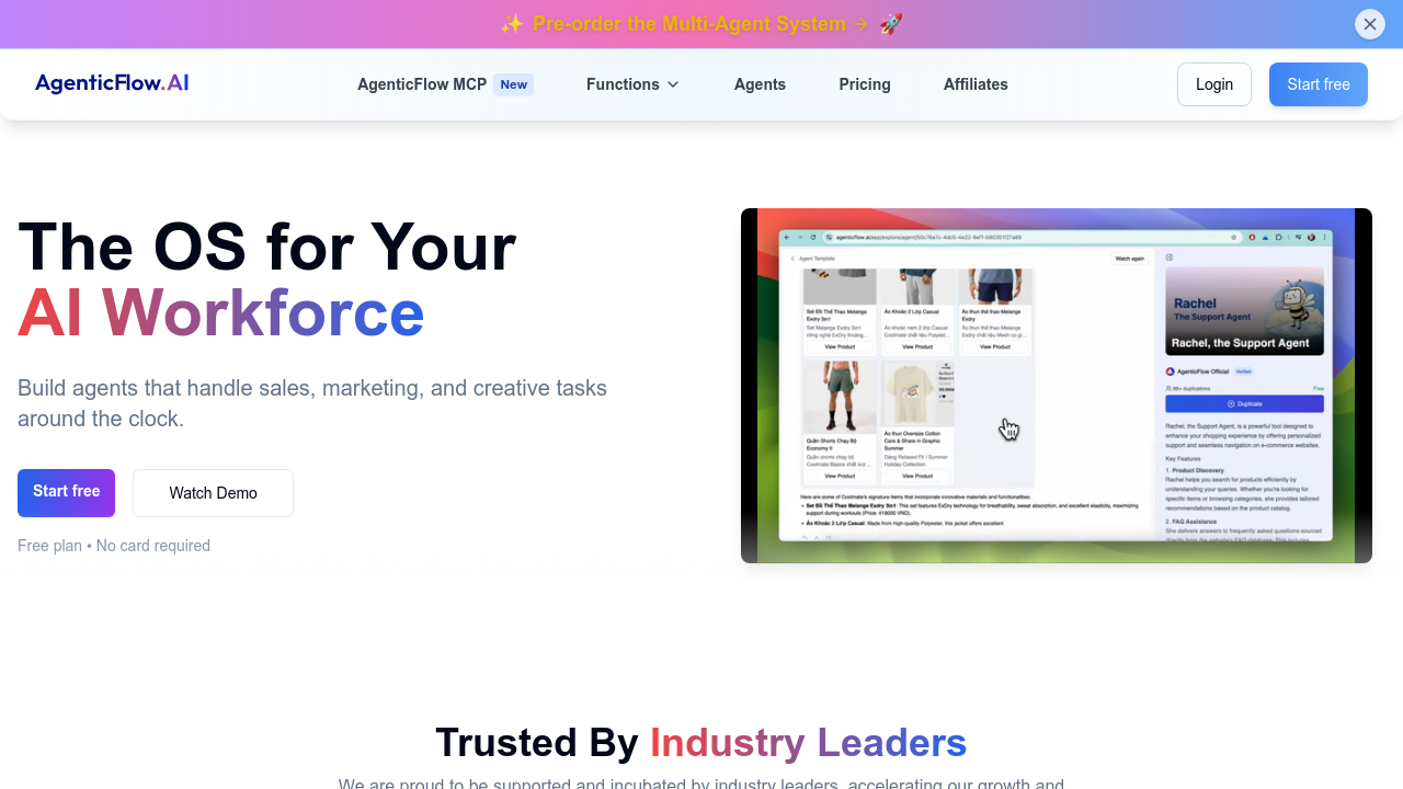 AgenticFlow.ai screenshot