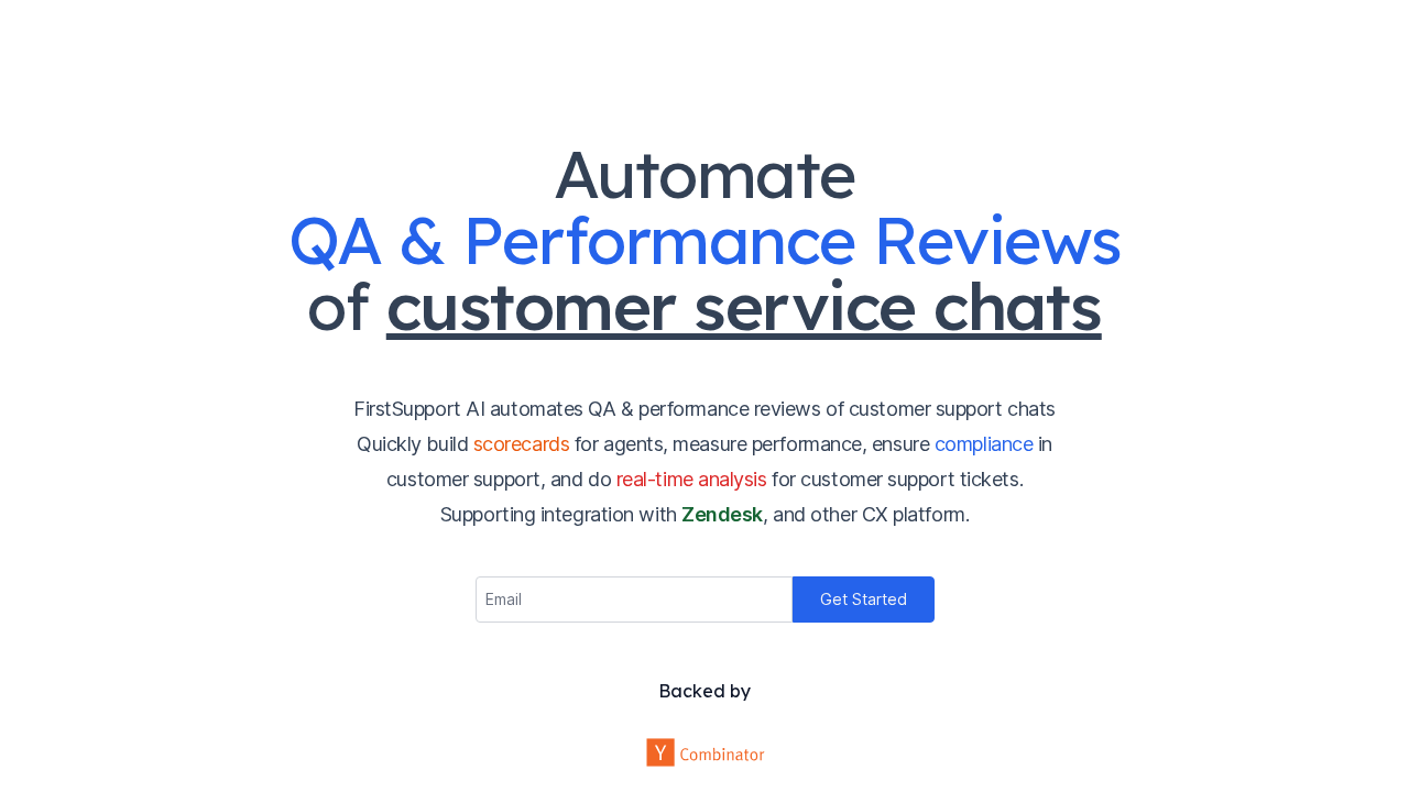 FirstSupport AI screenshot