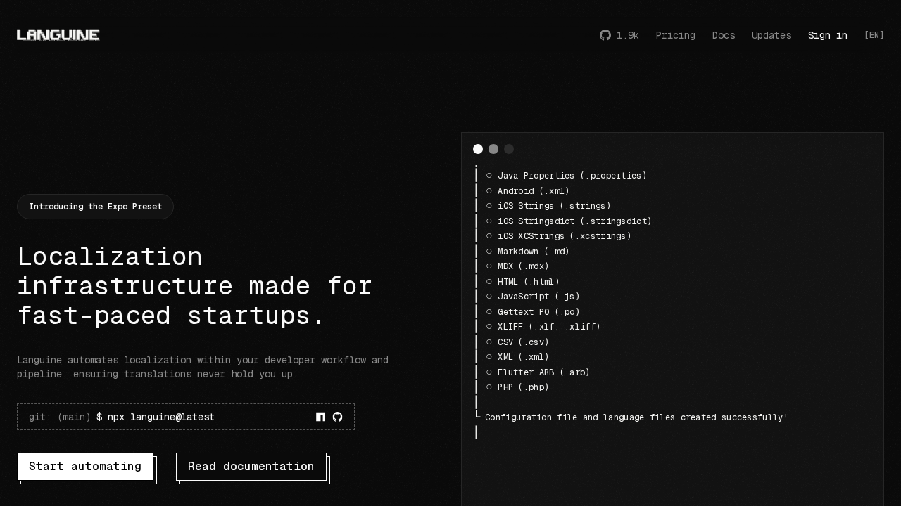 Languine.ai screenshot