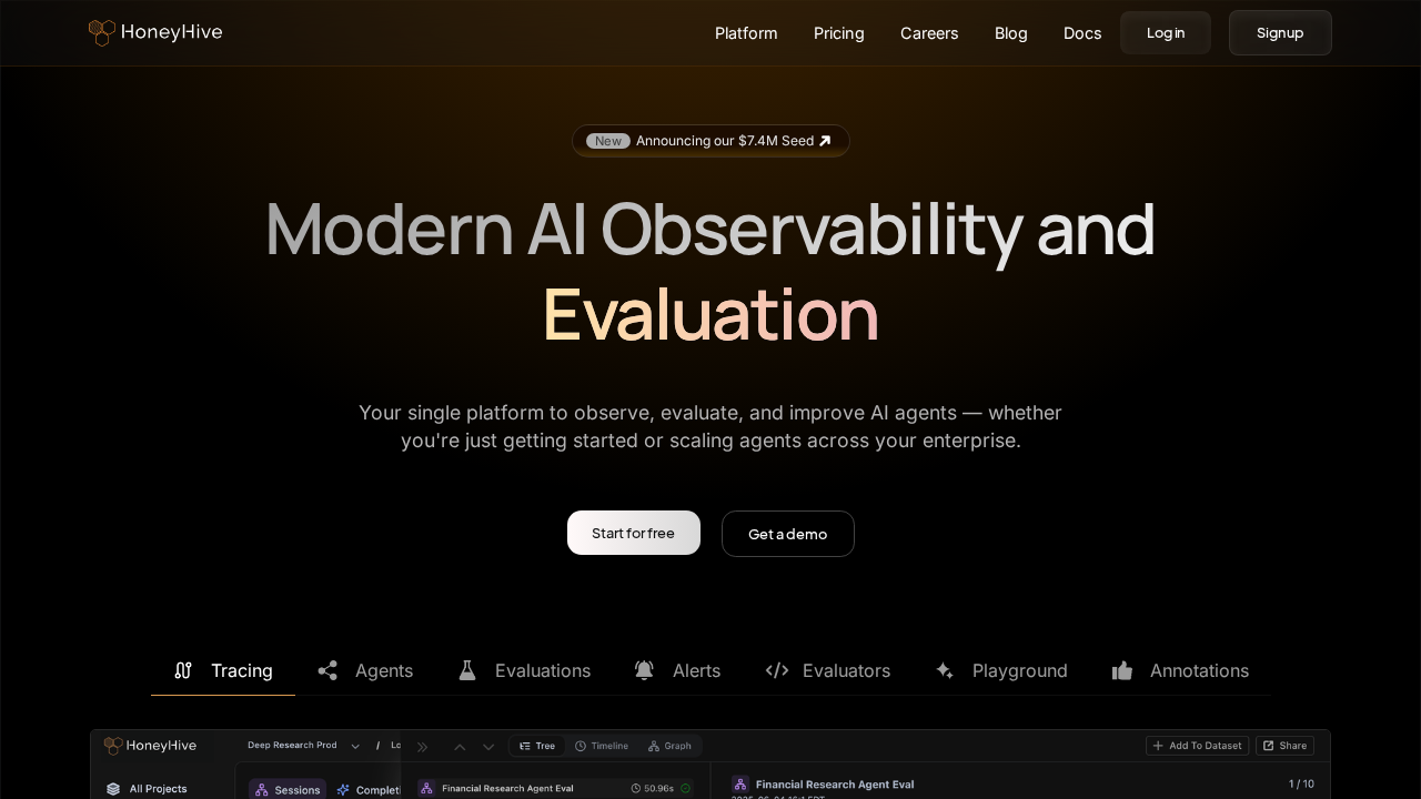HoneyHive.ai screenshot
