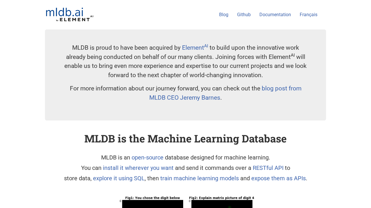 mldb.ai screenshot