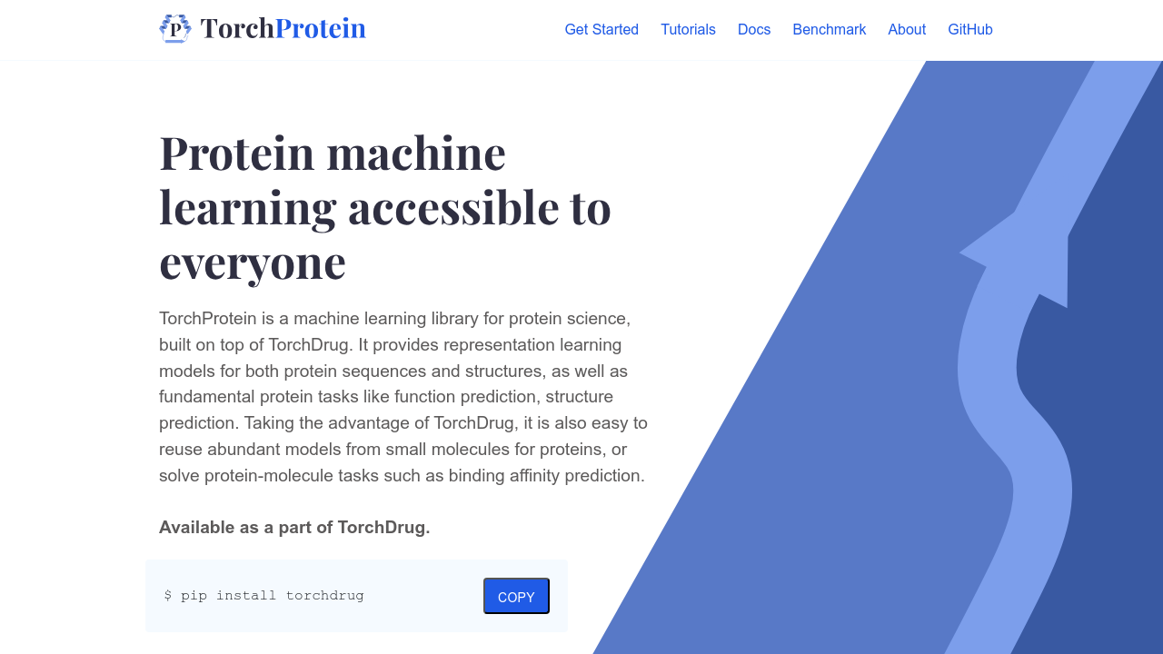 TorchProtein screenshot