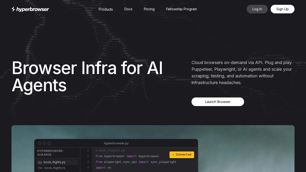 Hyperbrowser.ai screenshot
