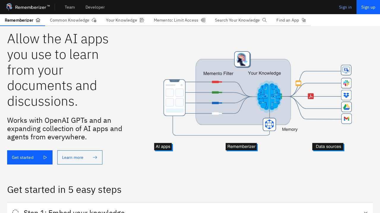 Rememberizer.ai screenshot