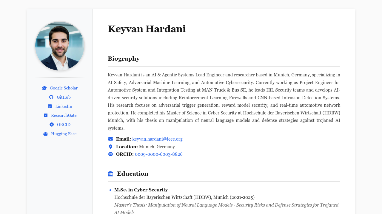 keyvan.ai screenshot