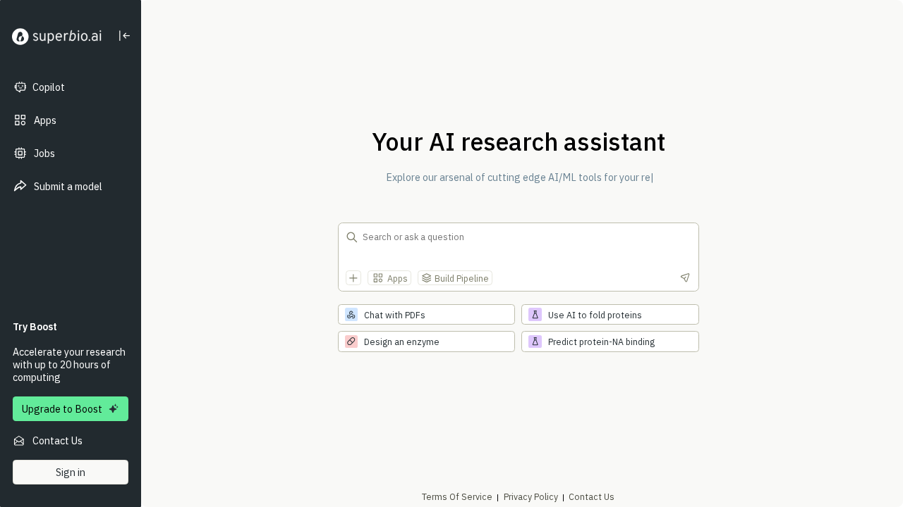 SuperBio.ai screenshot