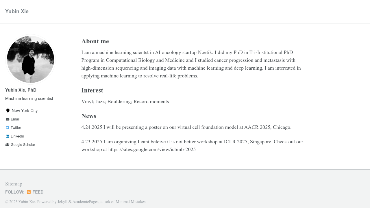 yubinxie.ai screenshot