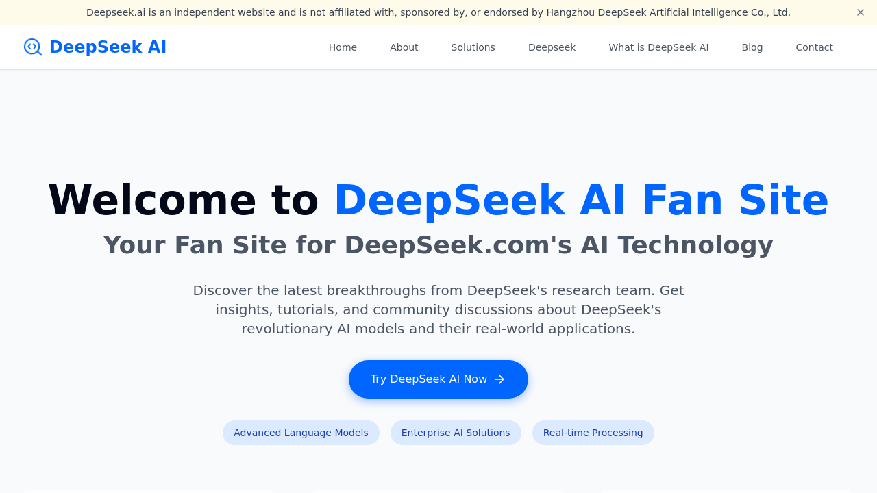 DeepSeek AI screenshot