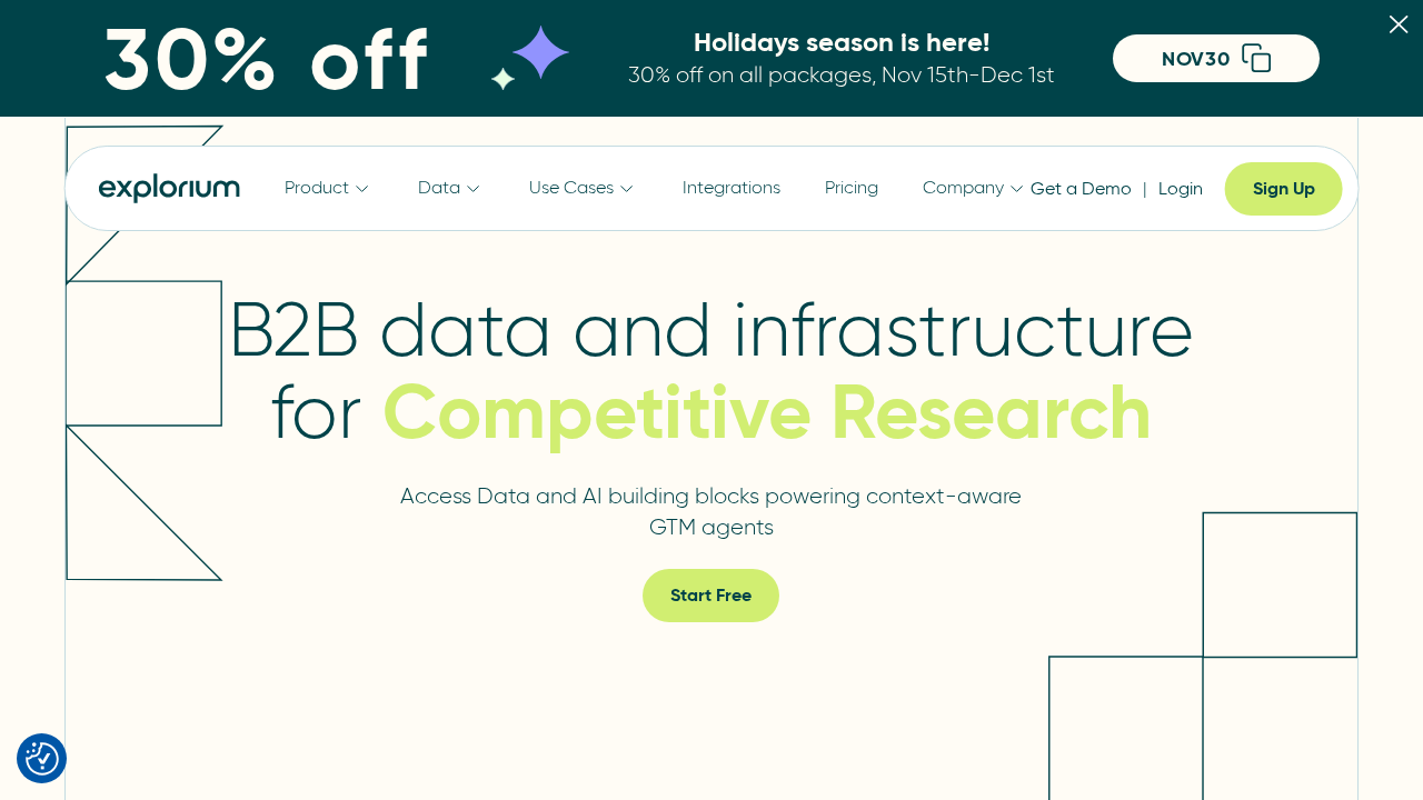 Explorium.ai screenshot