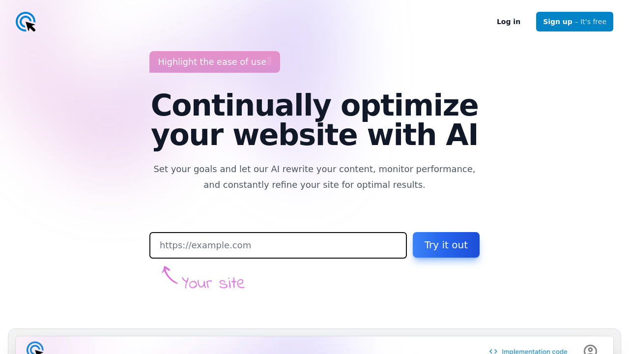 WebsiteOptimizer.AI screenshot