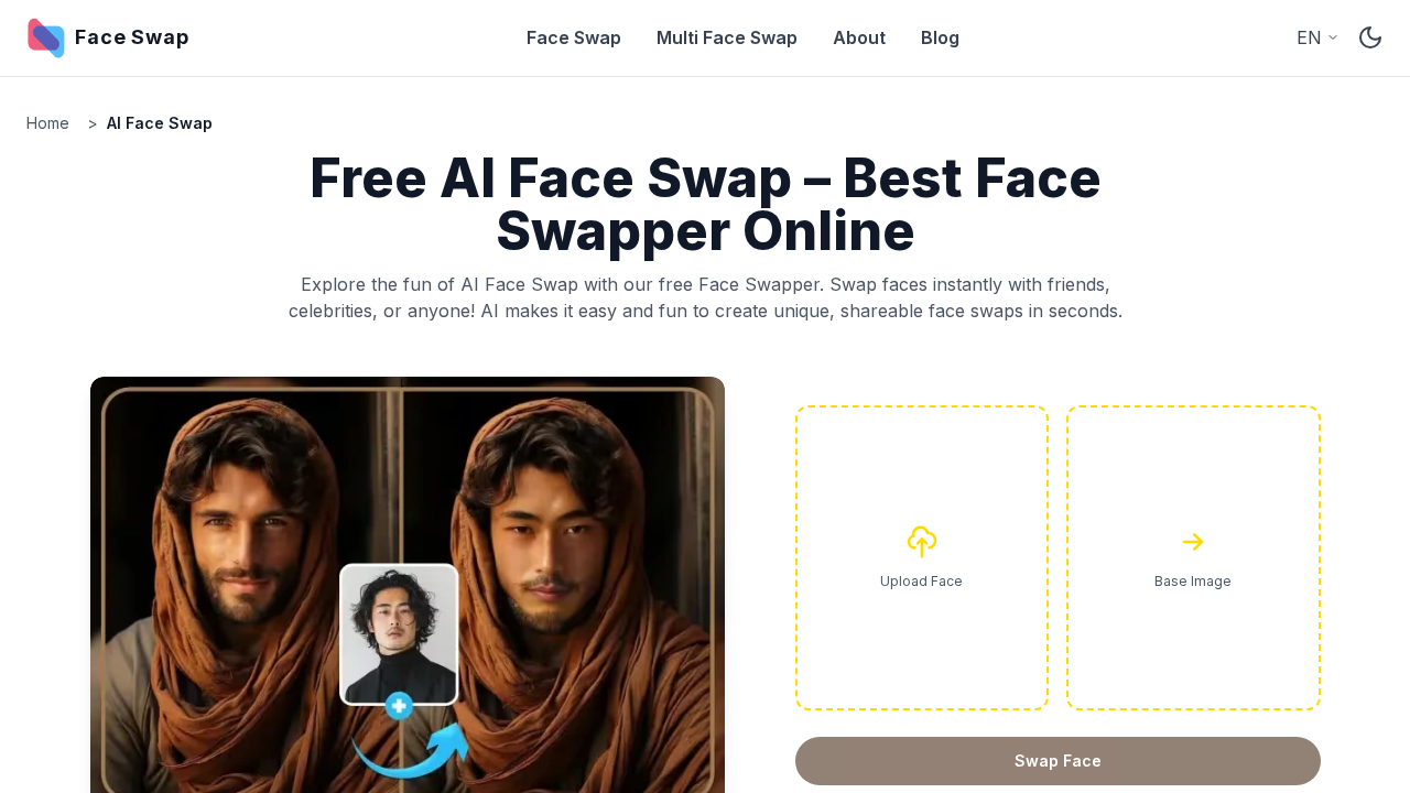 faceswaponline.ai screenshot
