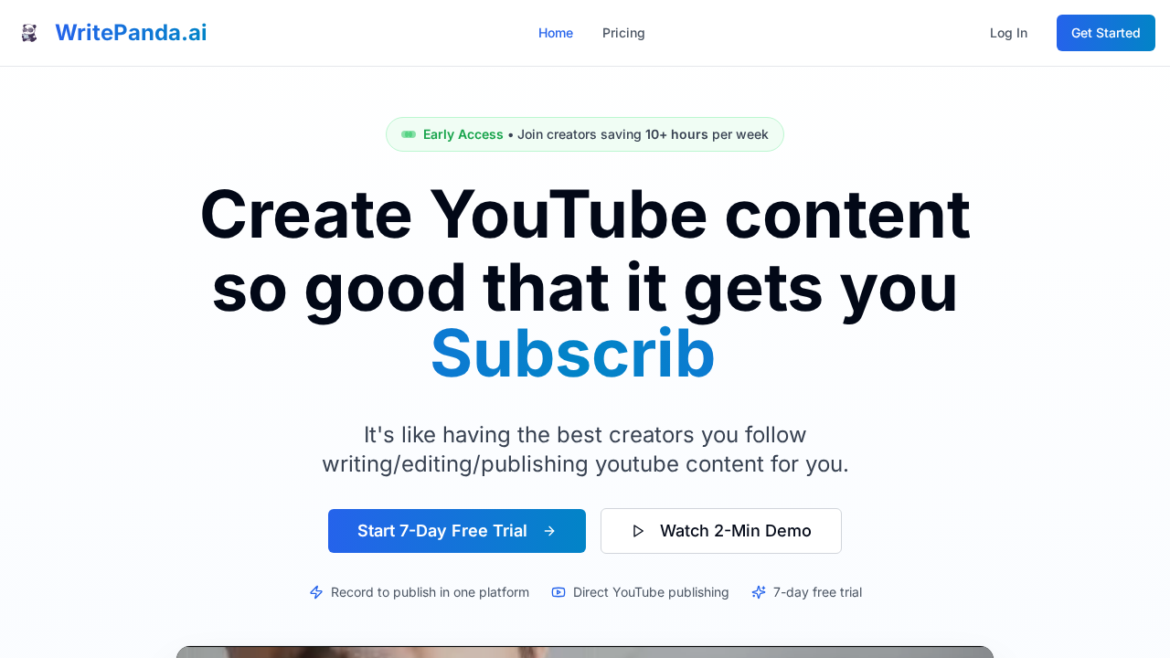 WritePanda.ai screenshot