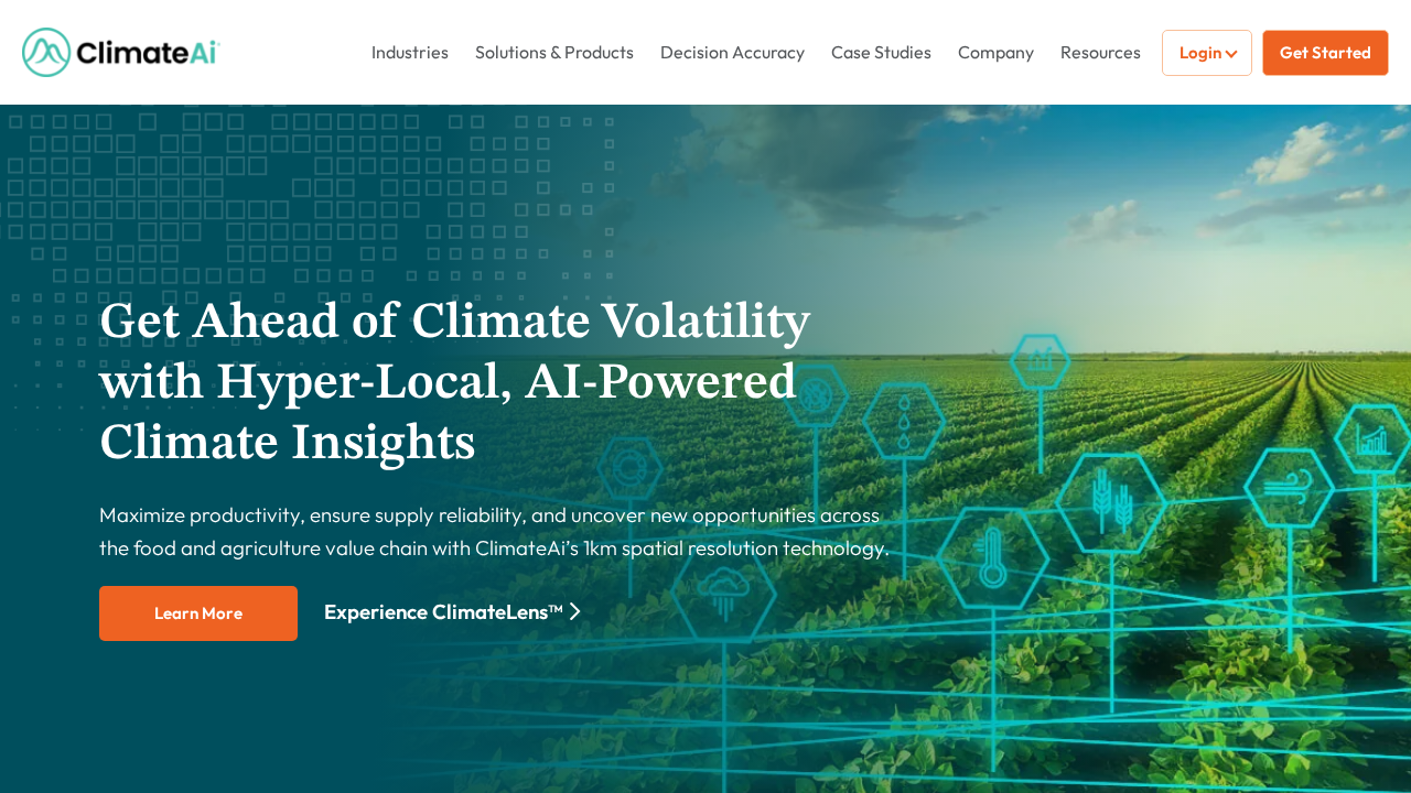 climate.ai screenshot