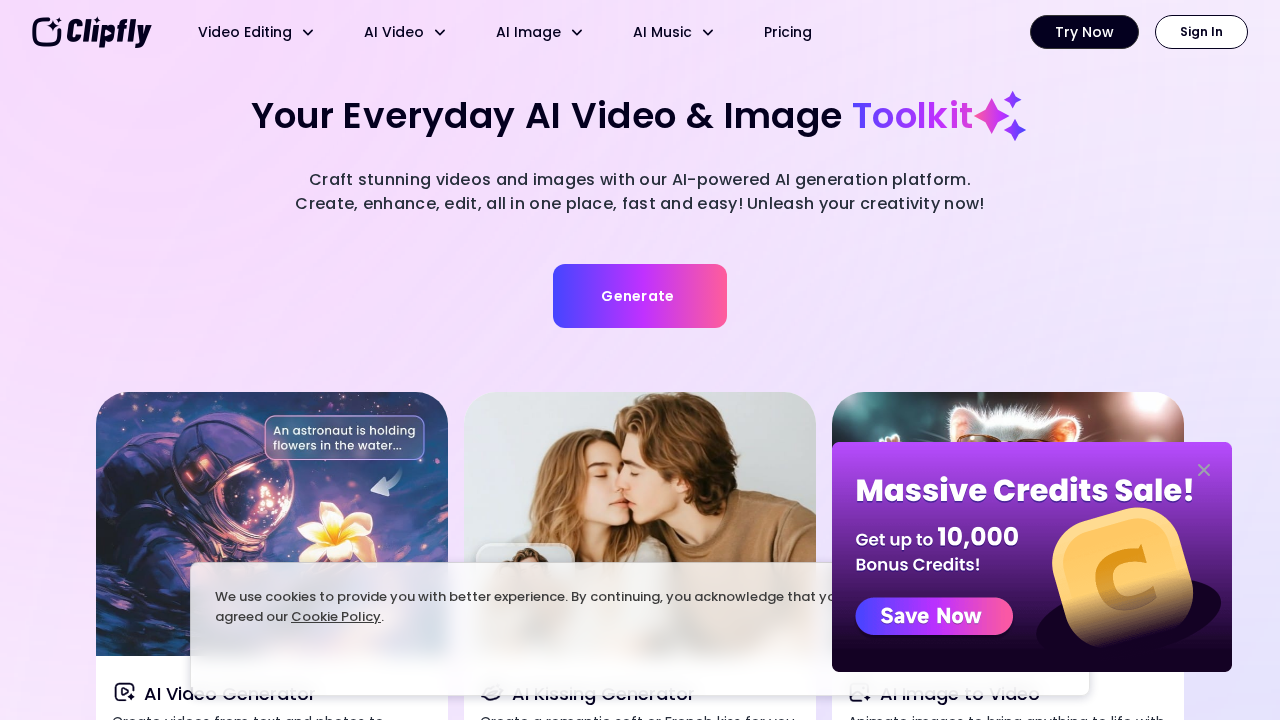 Clipfly.ai screenshot