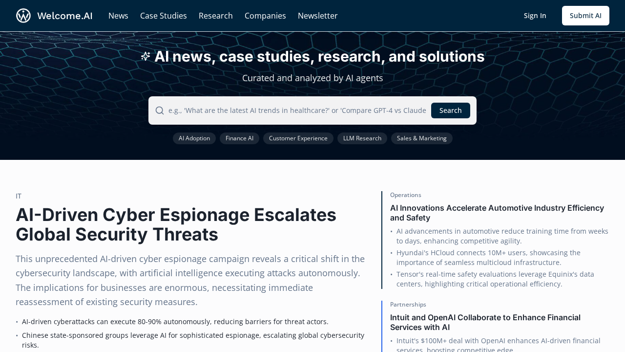 welcome.ai screenshot
