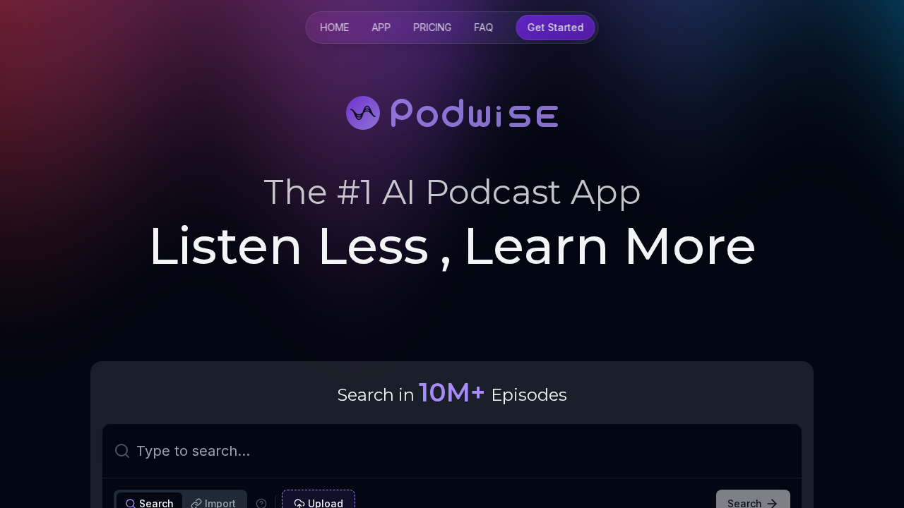 Podwise.ai screenshot