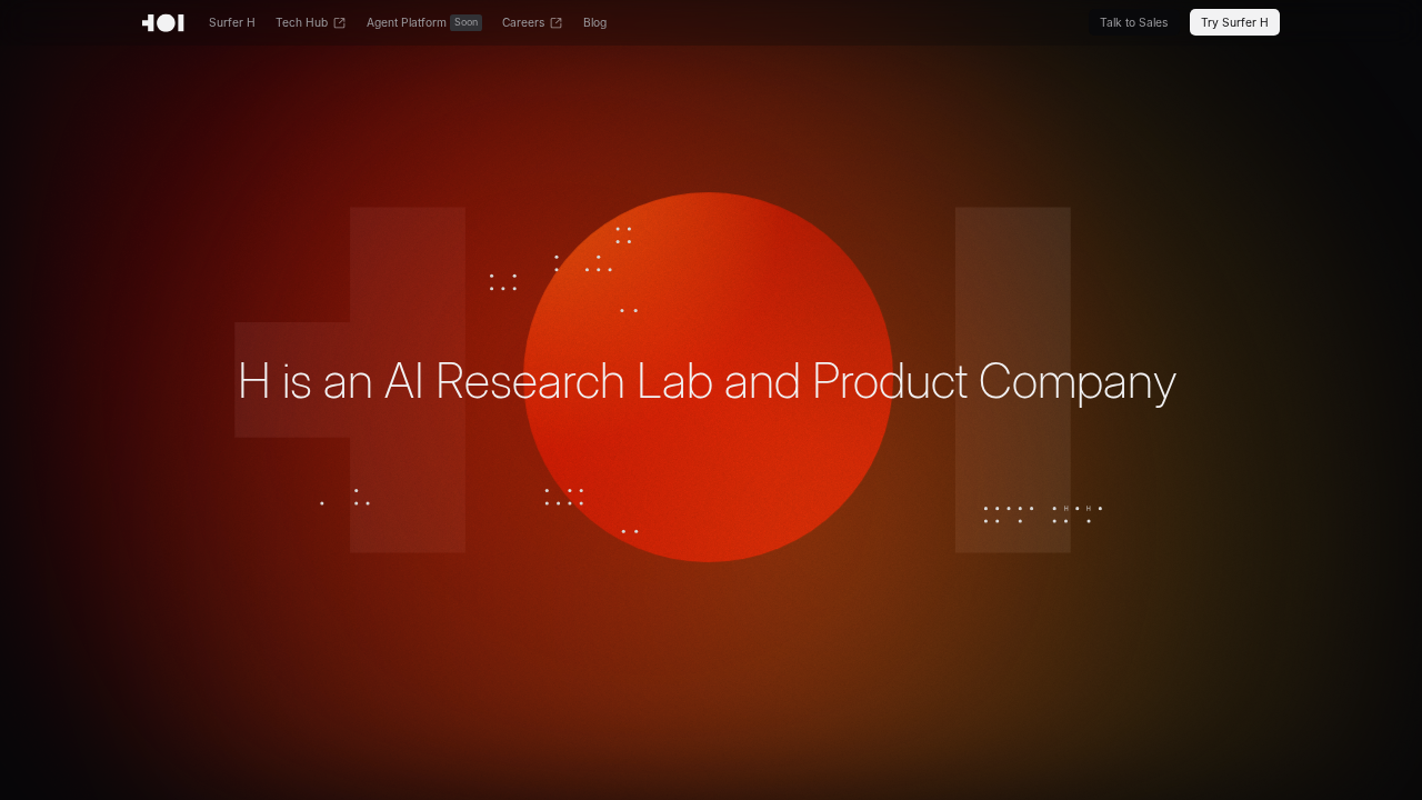 hcompany.ai screenshot