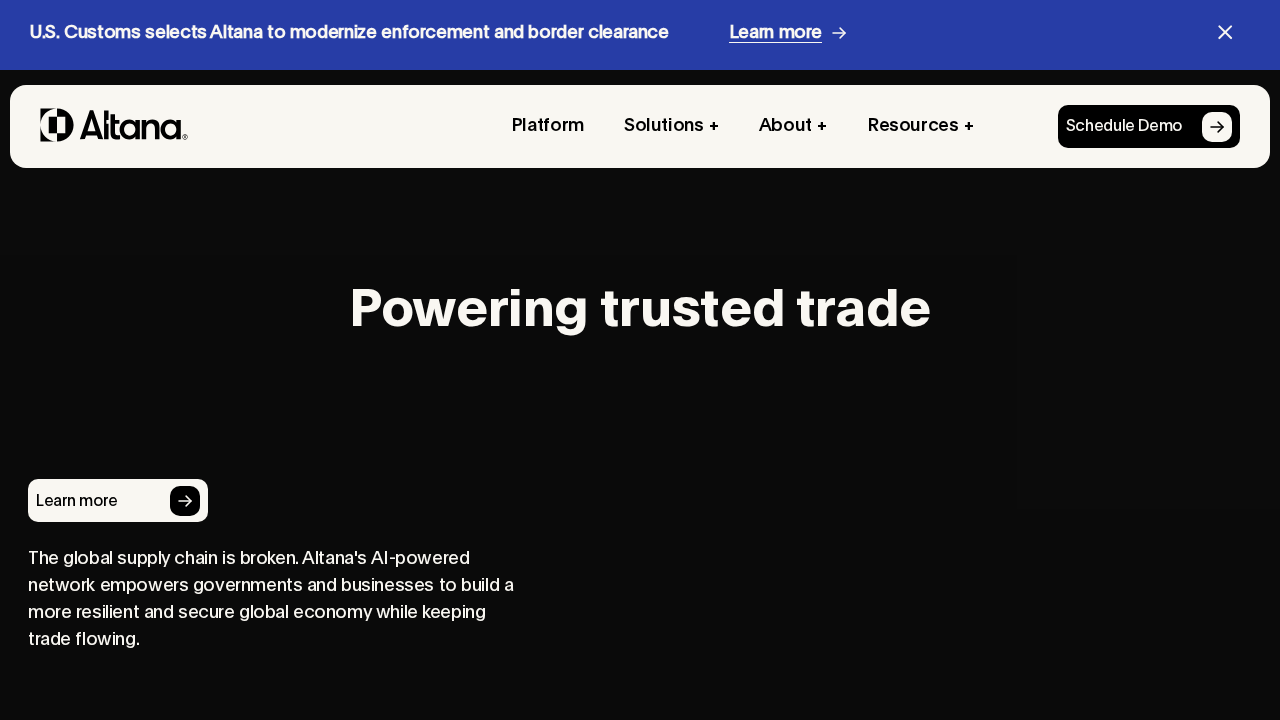 Altana.ai screenshot
